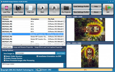 iRedSoft Image Resizer 5.45 screenshot