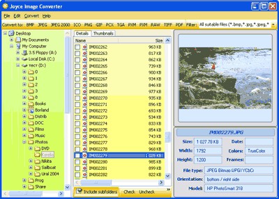 Joyce Image Converter 2.1 screenshot