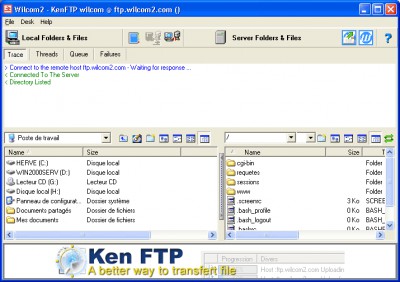 KenFTP 5.0 screenshot