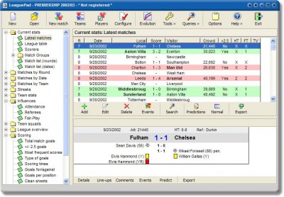 LeaguePad 4.0.4 screenshot