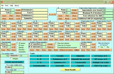 Linear Algebra 2 screenshot