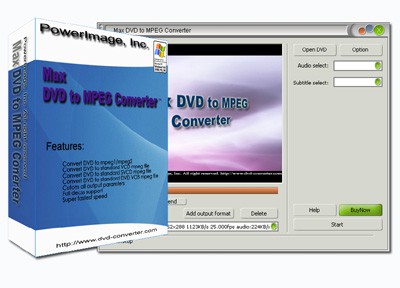 Max DVD to Mpeg Converter 6.8.0.6107 screenshot