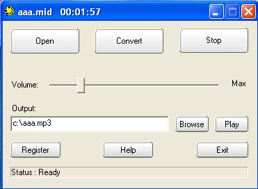 MIDI To MP3 Maker 3.1.0020 screenshot
