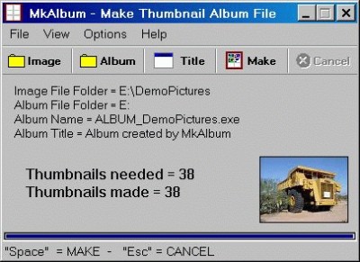 MkAlbum 2.8 screenshot