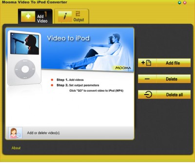 Mooma Video to iPod Converter 3.0 screenshot