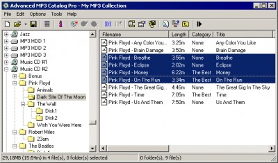 MP3 Catalog Manager Pro 1.3.5 screenshot