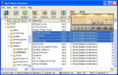 Mp3 Music Explorer 1.1 screenshot