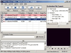 MPEG4 Direct Maker 6.4.0 screenshot