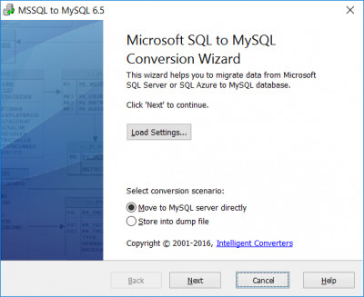 MSSQL-to-MySQL 7.3 screenshot