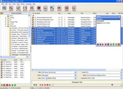 Music Xpert Tag Editor 2.80 screenshot