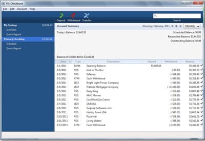 My Checkbook 3.3.0 screenshot