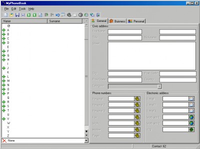 MyPhoneBook 1.11 screenshot
