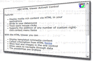nBit HTML Viewer ActiveX 1.7 screenshot