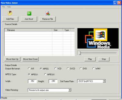 New Video Joiner 1.1 screenshot