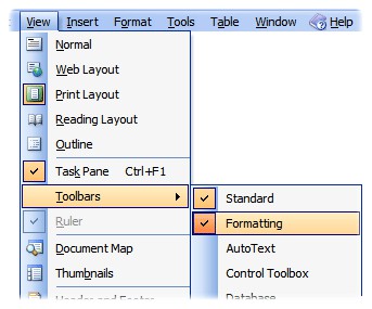 OfficeMenu 1.7 screenshot
