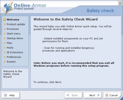 Online-Armor 1.1.1.826 screenshot