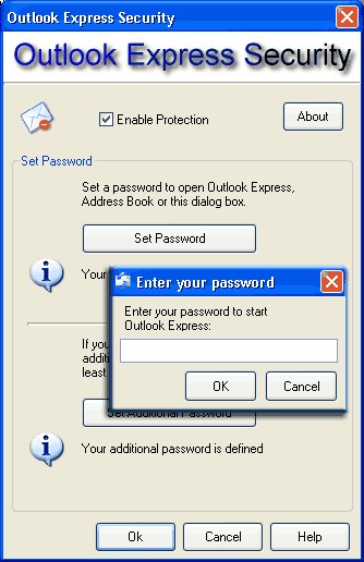 Outlook Express Security 2.397 screenshot
