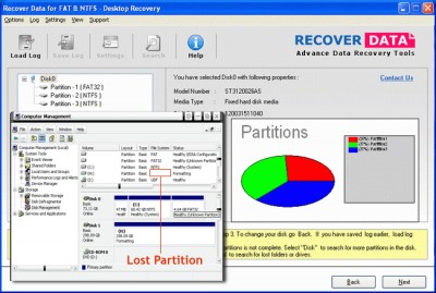 Partition Recovery 1.0.1 screenshot