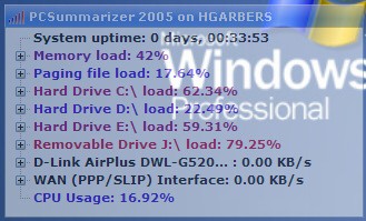 PCSummarizer 2005 2.6.0.0 screenshot
