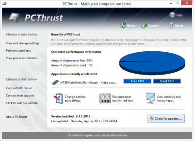 PCThrust 2.5.20.201 screenshot