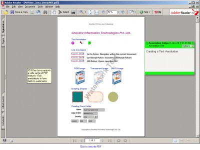 PDFOne Java 2.0 screenshot