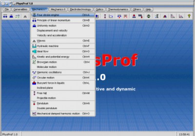 PhysProf 1.0 screenshot