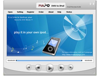 Plato DVD to iPod Converter 7.88 screenshot