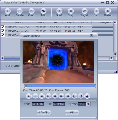 Plato Media to iPod MP3 4.18 screenshot