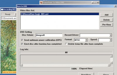 PowerPoint to Video DVD 4.0 screenshot