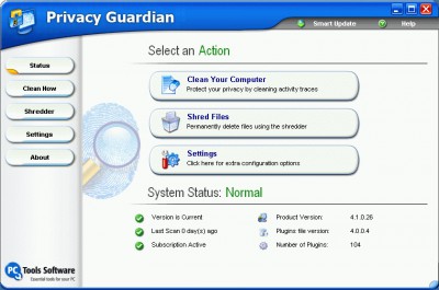 Privacy Guardian 4.5 screenshot