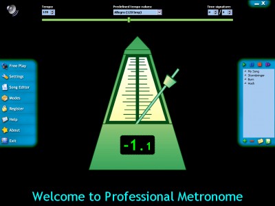 Professional Metronome 1.9 screenshot