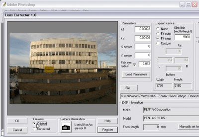 Proxel Lens Corrector 1.2.0 screenshot