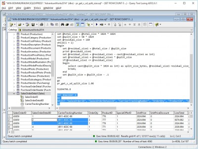 Query Tool (using ADO) 6.1.9.73 screenshot