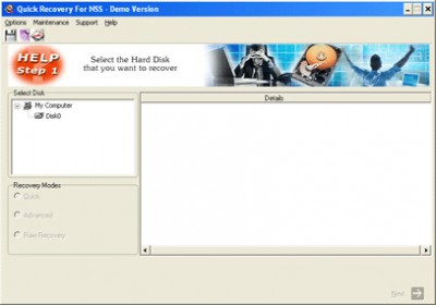 Quick Recovery for Novell Netware NSS 10.x screenshot