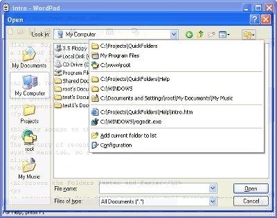 QuickFolders 3.5.0 screenshot