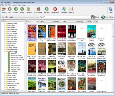 Readerware 3.15 screenshot