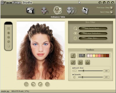 Reallusion FaceFilter Studio - Photo Editor 1.0 screenshot