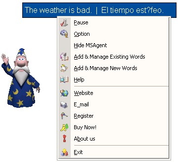 Recite Spanish Words 2.8 screenshot
