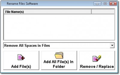 Rename Files Software 7.0 screenshot