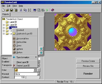 RenderGold 2.5 screenshot