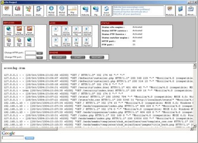 Sambar Server 7.0 screenshot