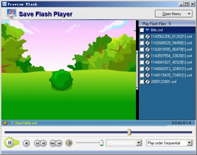 Save Flash Player 1.0 screenshot