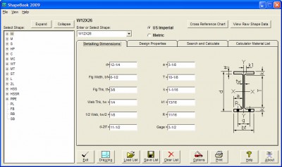 ShapeBook with 2D3DSteel 4.4.2009 screenshot