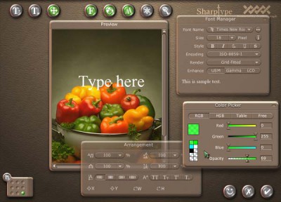 Sharptype 3.0 screenshot