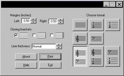 Sheet Music Designer 2.31.32 screenshot