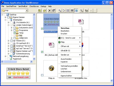 ShellBrowser Components for Delphi Win32 5.51 screenshot
