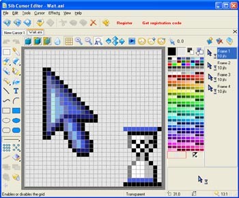 Sib Cursor Editor 3.13 screenshot