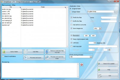 SimpleSizer 1.70 screenshot