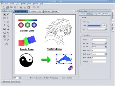 Sketsa SVG Editor 7.1.1 screenshot