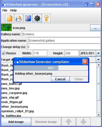 Slideshow Generator 1.00 screenshot